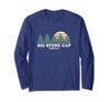 Big Stone Gap VA Vintage Throwback T-Shirt Retro 70s Design Long Sleeve Tee