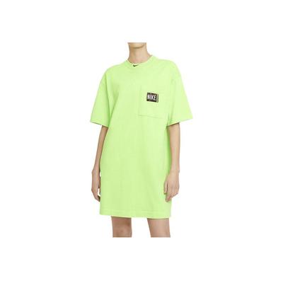 Rochie Sport Culoare Solidă Imprimeu Logo cu Litere Confortabilă Sport Casual Mânecă Scurtă Femei rochii Verde CZ9863-358