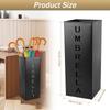 Metal NEW Umbrella Holder Free Standing Umbrella Stand Rack Decorative Umbrella Holder Bin Multipurpose Walking Sticks Storage