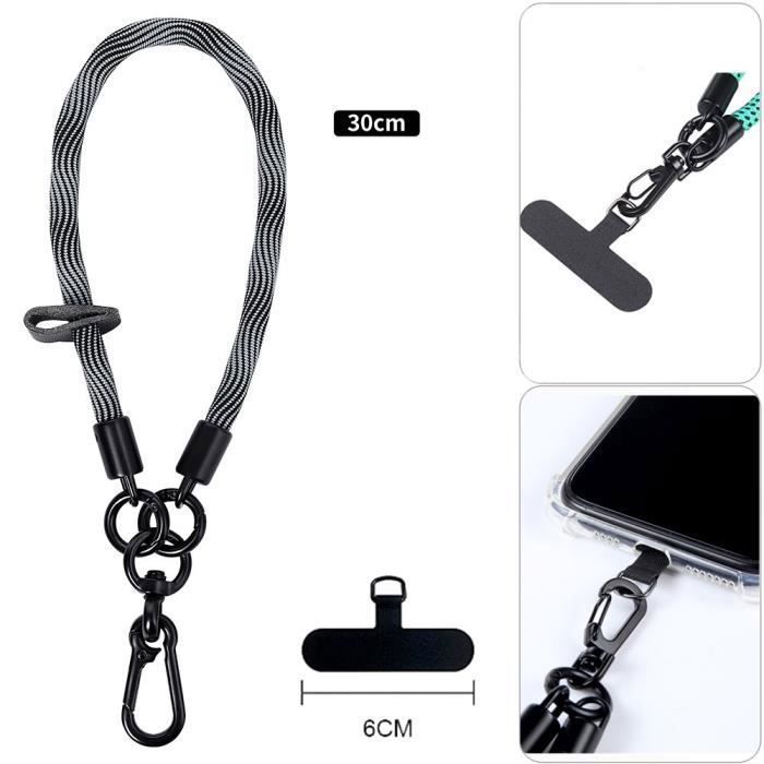 Skyddsskal - BOOLING - för Samsung Galaxy S24 FE - Transparent - Mjukt - Avtagbart grått armband