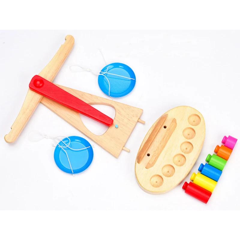 Kids Montessori Toy Counting Toy Counting Blocks Balance Game Math Toy for Accessories Birthday Gift Home Use Bedroom Children