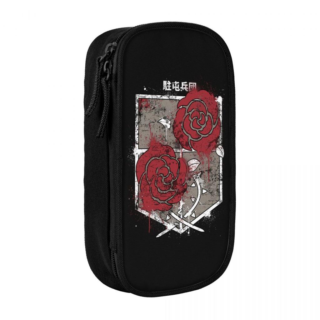 Attack On Titan Pencil Cases Fashion Shingeki No Kyojin Pen Box Bags Girl Boy Large Storage School Supplies Gifts Pencilcases