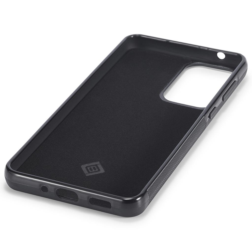 LC.IMEEKE For Samsung Galaxy A33 5G Carbon Fiber Splicing Case PU Leather+TPU+EVA Phone Cover