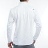 TaylorMade Unite Color Long Sleeve Polo Shirt, White, Size M, Men's, 2024FW, UN351