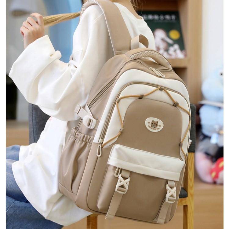 Schulranzen für Kinder, neue Grund- und Sekundarschüler, Rucksack zur Gewichtsreduzierung und Wirbelsäulenschonung, klein, frisch und mit großem Fassungsvermögen