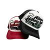 American Retro Letter Embroidered Baseball Cap Men'S And Women'S Sunshade Mesh Street Outdoor Truck Hat
