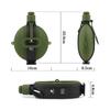 1PCS Foldable Silicone Water Bottle with Compass - Retractable Portable Design for Camping Hiking Outdoor Adventures Leakproof