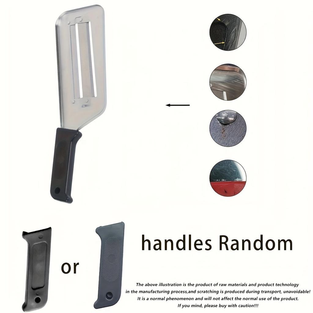 1 pezzo, Coltello da cucina per cavoli, Tritatutto manuale per cavoli, Coltello metallico per crauti, Grattugia a doppia fetta, Coltello da verdura, Coltello da affettare