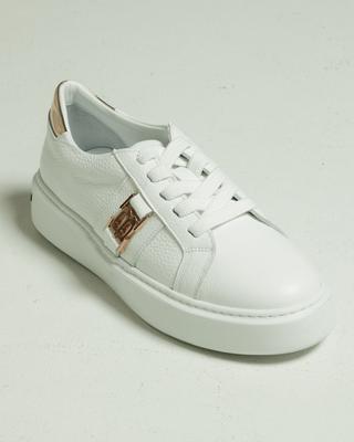 Women's Sneakers 4014 36 White Leather