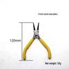 5" Mini Pliers for DIY Jewelry, Multi-Function Wire Cutters, Angled Top Cutting Pliers