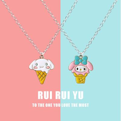 RUI RUI YU Gelato Giada Gui Dog Collana Collana con ciondolo per donna Uomo Fidanzata Coppia Amante Regalo di gioielli