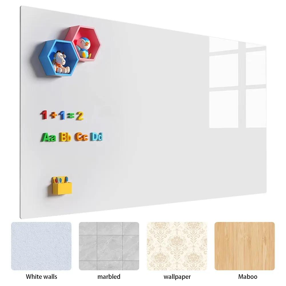 Magnetic Whiteboard Fridge Stickers Dry Erase Calendar Portable Kids School Board Memo White Board Gift for Kids Office Board