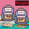 New 20-1PC Creative Gifts Packaging Bags Cartoon Back to School Bag Candy Snack Self-lock Bags Kids Birthday Party Decors Gifts