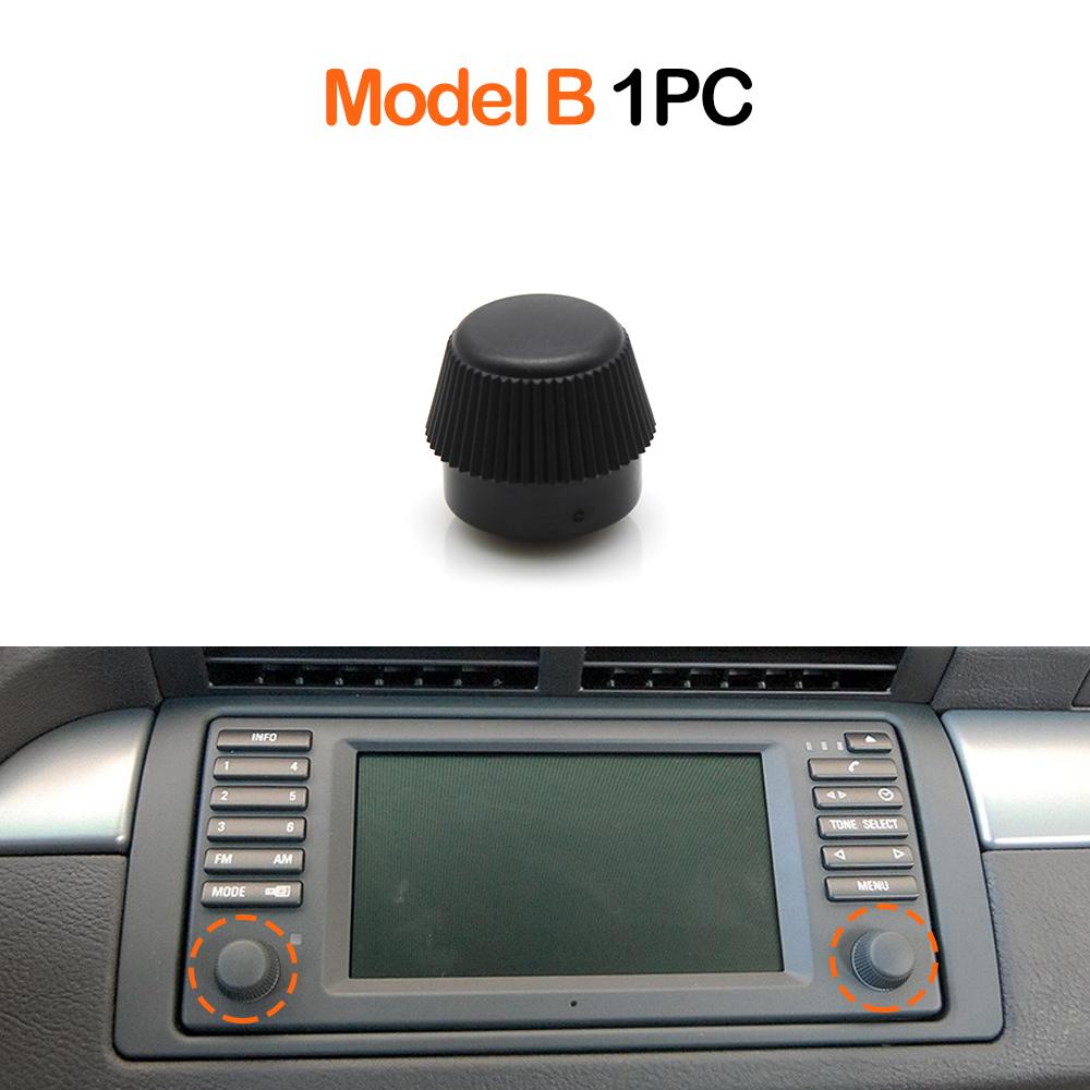 Car Dashboard Radio CD Player Audio Volume Rotary Switch Button Knob For BMW X5 5 7 Series E53 E39 E38 65828372162 65528385458