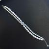 S925 Sterling Silver Aquamarine Natural Freshwater Pearl Bracelet Women's Fashion High Sense Beaded Temperament Hand Jewelry Stacked Wear 2026
