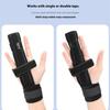 Breathable Finger Brace with Aluminum Splint for Sports Injuries and Office Work Support