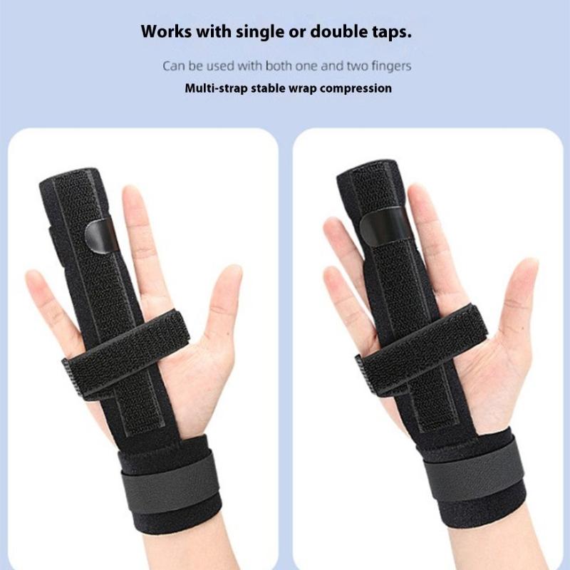 Breathable Finger Brace with Aluminum Splint for Sports Injuries and Office Work Support