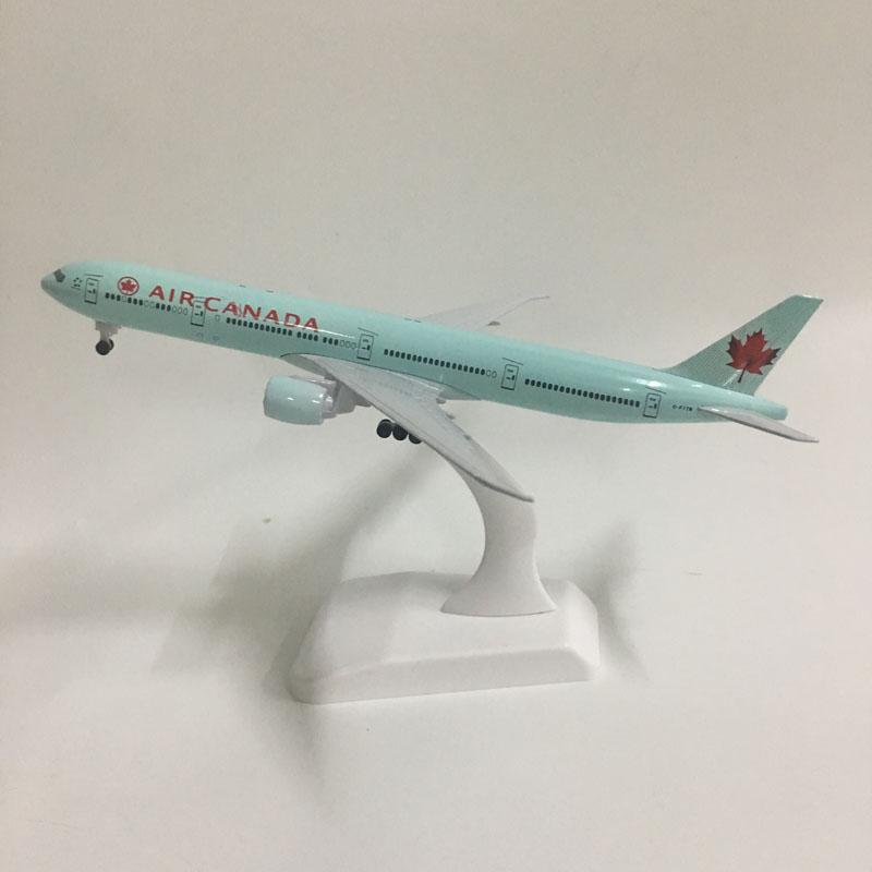 20CM Air Canada B777 Aircraft Model Planel Airplane Diecast Metal Planes Collect Gifts