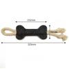 Felt Dog Bone Toy for Chewing and Teeth Cleaning Durable Pet Chew Toy for Small and Medium Dogs Multi-Color