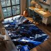 Gamer Room Decor Gundam Large Area Non Slip Washable Rug Carpet Floor Mat