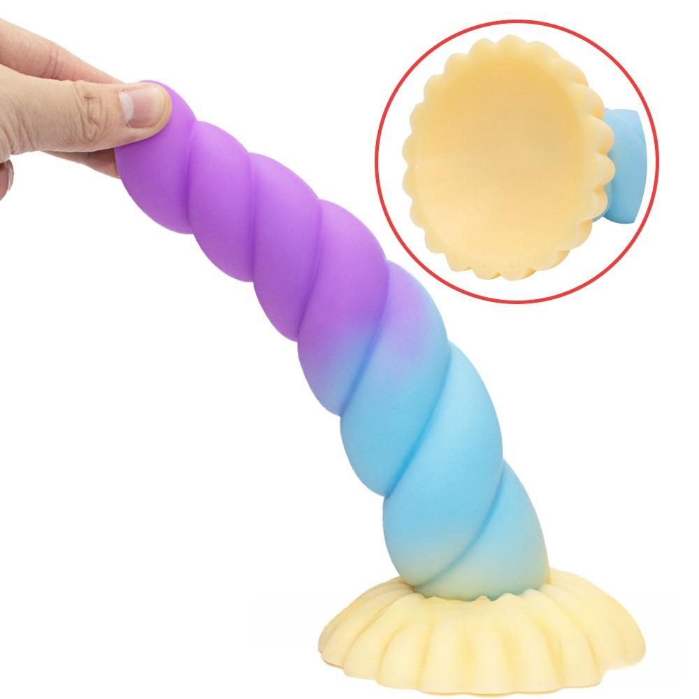 Niedlicher weicher Dildo weiblicher Masturbator Sexy Spielzeug Gefühl realistischer Penis Silikon Saugnapf Dildos Frauen
