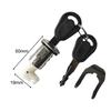 Motorcycle Seat Lock Keys Direct Replaces Fittings Sitting Lock Universal for Motorbike Switch Seat Cowl Lock Stainless Steel