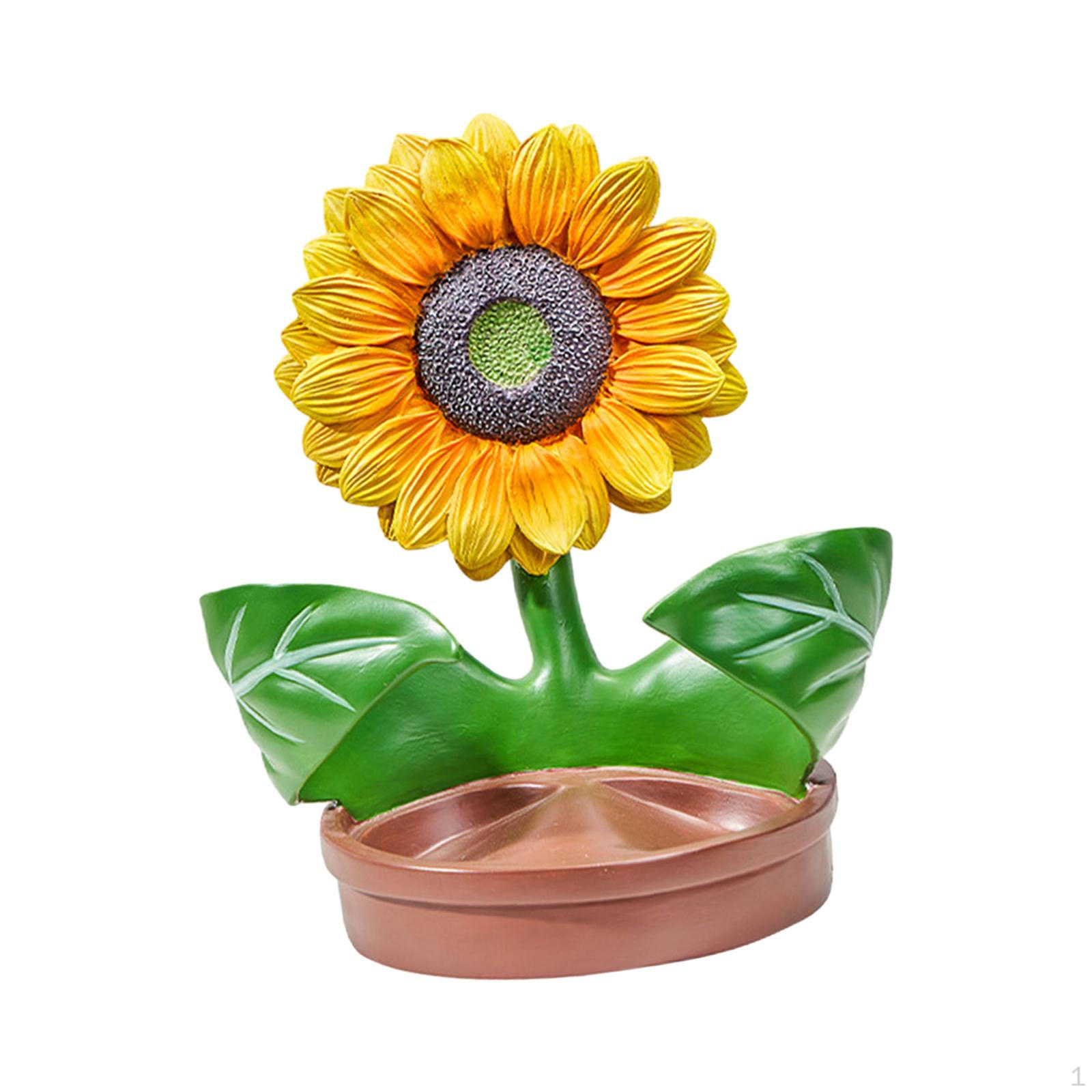 Elegant Wine Bottle Stand for Home Bar Decor Sunflower