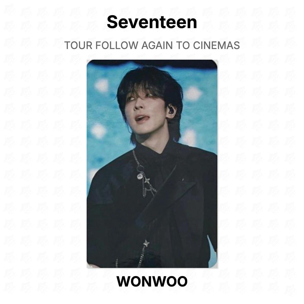 Seventeen TOUR FOLLOW AGAIN TO CINEMAS Official Photocard