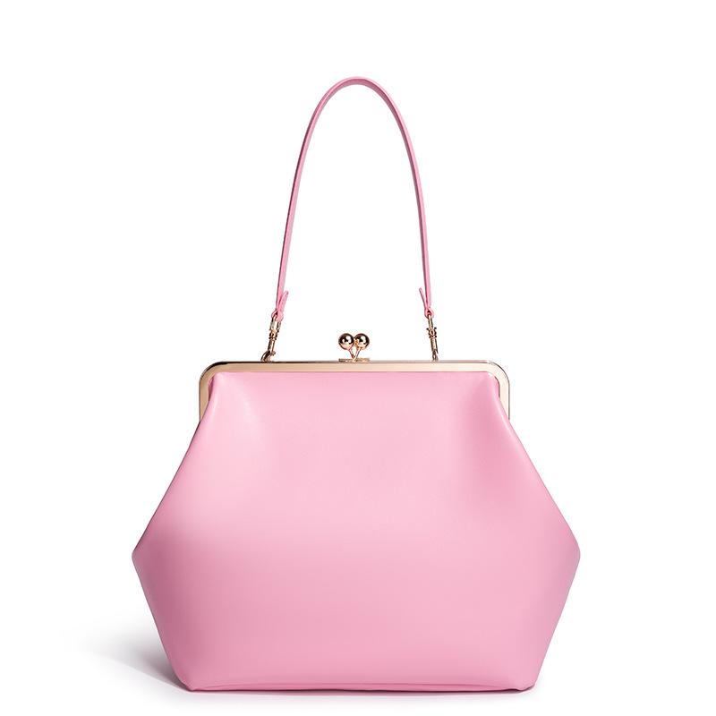 

Kiss Lock Bag Medium Top Handbag Kiss Buckle Shoulder Bag Wallet Postman Women s Bag Underarm Bag 31*19*29