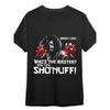 European Size Men's Vintage-Inspired Cotton T-Shirt, "Who's The Master? You Say Sho'Nuff" Graphic Tee, Casual Crew Neck, Medium Stretch, Solid Color