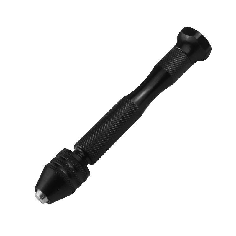 Walnut Carving Aluminum Punching Tool: Mini Hand Twist Drill with Bits