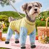 4-Leg Dog Protective Cover-Up Outdoor Walks Lightweight Dust-Proof Pet Apparel Fall