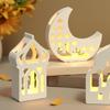 Light House Moon Shape Silicone Candle Stand Molds for Epoxy Resin Candle Holder Tealight Holder Gypsum Decoration