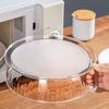 Transparent Microwave Splatter Guard Heat-Resistant Food Plates  Vegetable and Fruit