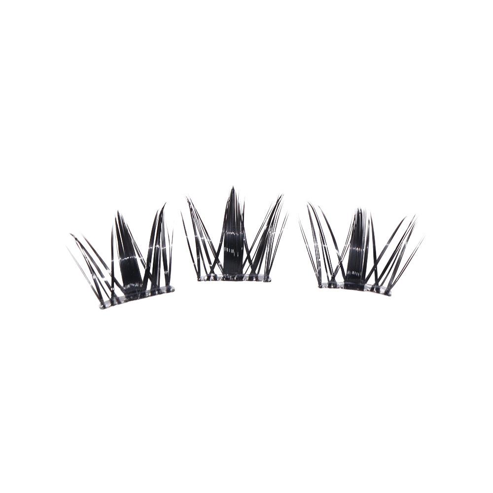 Sweet Glue Free Fake Eyelashes Curled Cluster False Lashes Individual Fake Eyelashes  Daily