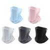 Sun Protection Guard Quick-Dry Fabric Ice Silk Face Guard with Breathable Mesh Cooling Fabric Extended Neck Gaiter Anti-UV Face Guard
