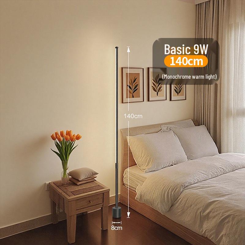 Smart LED Floor Lamp with Voice Control and Remote for Bedroom and Living Room