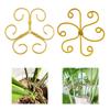 Rustproof Metal Flower Support Stake For Indoor Outdoor Climbing Vine Bouquets Decorative Garden Plant Structure 4 Pack