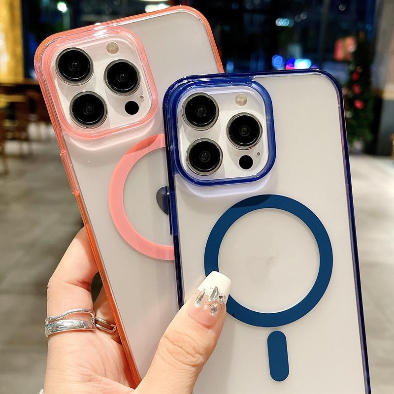 Transparent Magnetic Adsorption Case for iPhone 17 - Compatible with iPhone 12, 13, 14, 15 Pro Max, and 16
