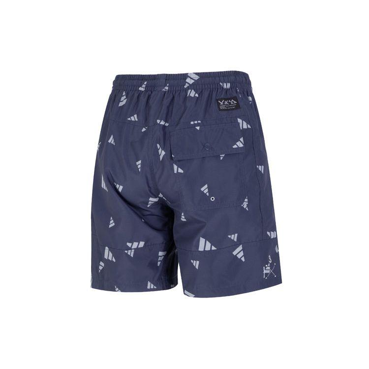 Adidas Allover Print Casual Woven Shorts Men Bottoms Blue HD0069