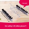 Multifunctional Non-Slip Stainless Steel Clothes Drying Rack with Clips for Pants