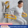 Stainless Steel Foldable Bathroom Grab Bar for Elderly & Disabled