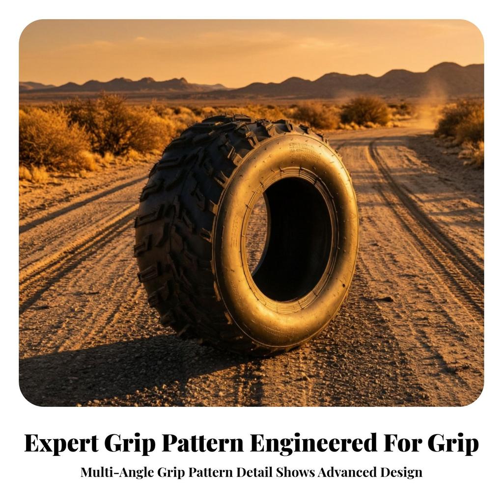 Tubeless Tire All-Terrain Vehicle Heavy-Duty Reinforced for ATV