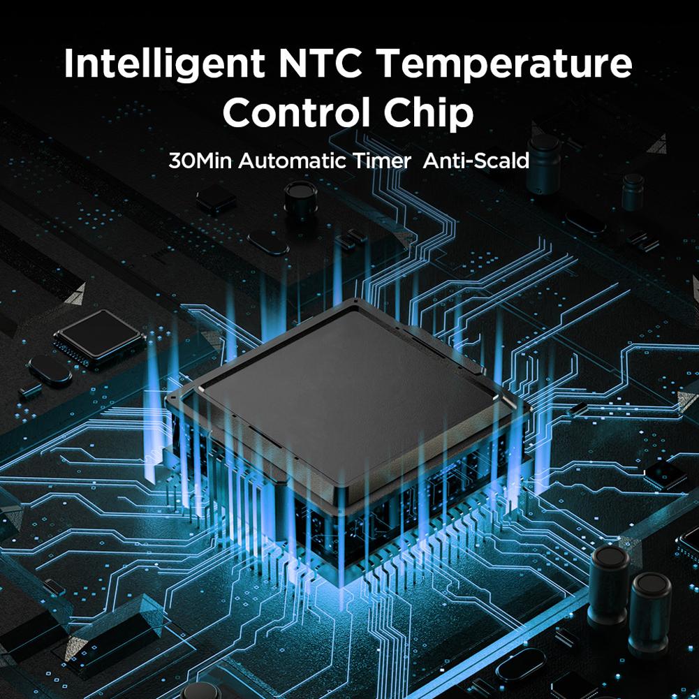 USB Heated Ankle Massager, Single Foot Warmer & Massage with Rechargeable Battery, Portable Heat Therapy for Joint Care