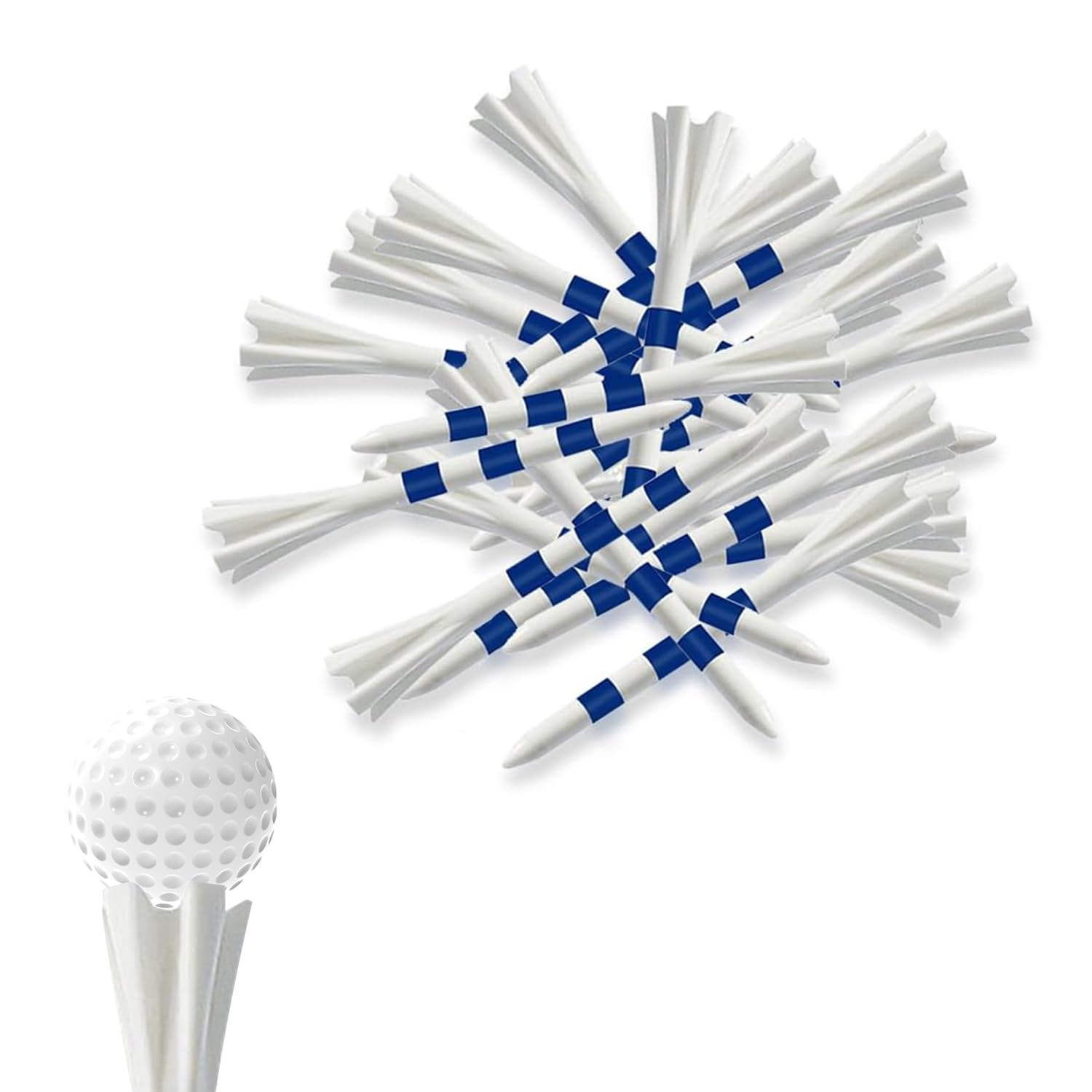 

ADOFUN Golf Tees, 30 Pieces, Golf Tees, 83mm, with Graduation,