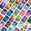 Fantasy Animal Energy Card 36 French Version Inspirational Quotation Card Hand Account Material Wall Decoration Message Card