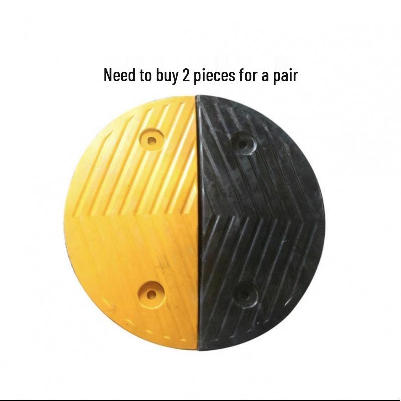 Rubber Speed Bump Cast Iron Ramp Plate