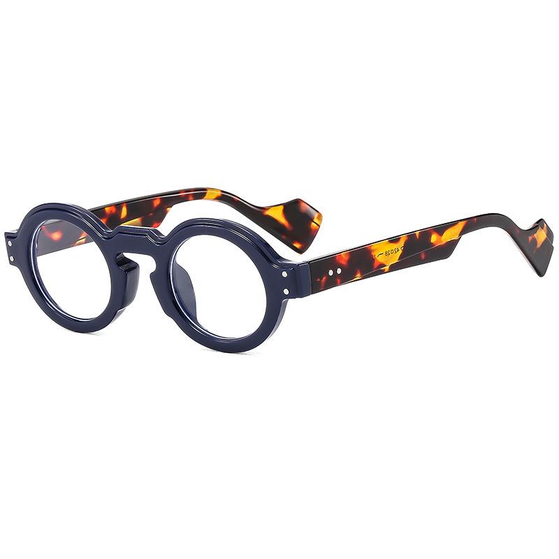 2025 European & American Round Frame Punk Sunglasses - Versatile Unisex Trendy Small Frames