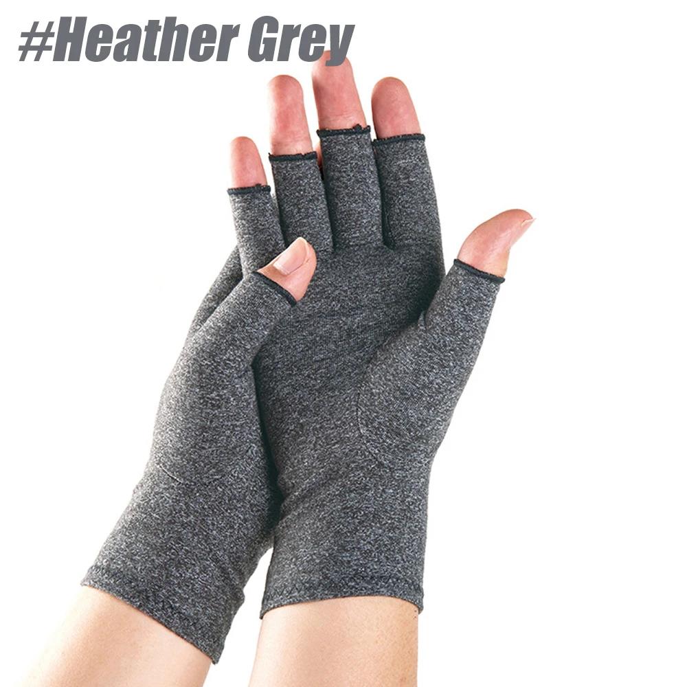 2Pair Arthritis Gloves Women Men Carpal Tunnel Rheumatiod Tendonitis Fingerless Hand Thumb Compression Gloves 6