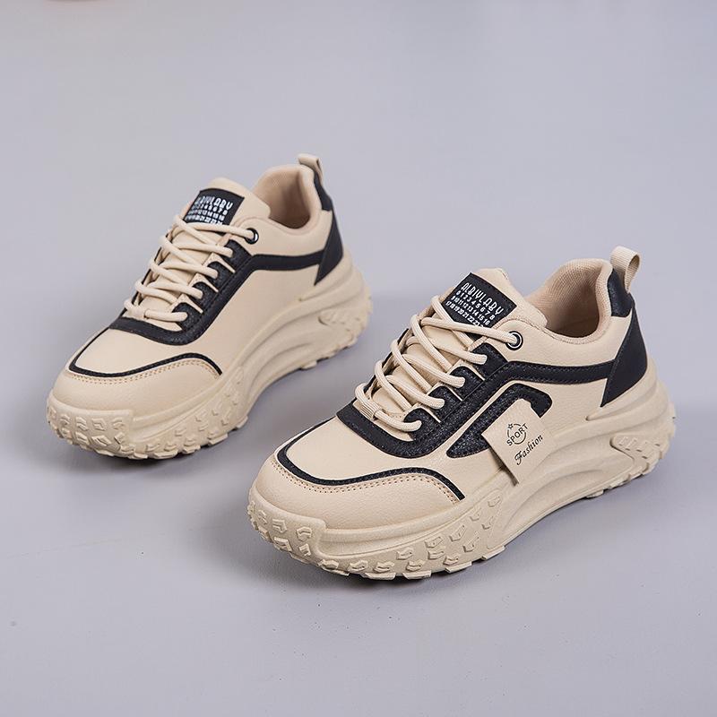 [Customization] Popular dad shoes women's spring and autumn versatile thick soles 2025 new Internet celebrity leisure sports women's shoes